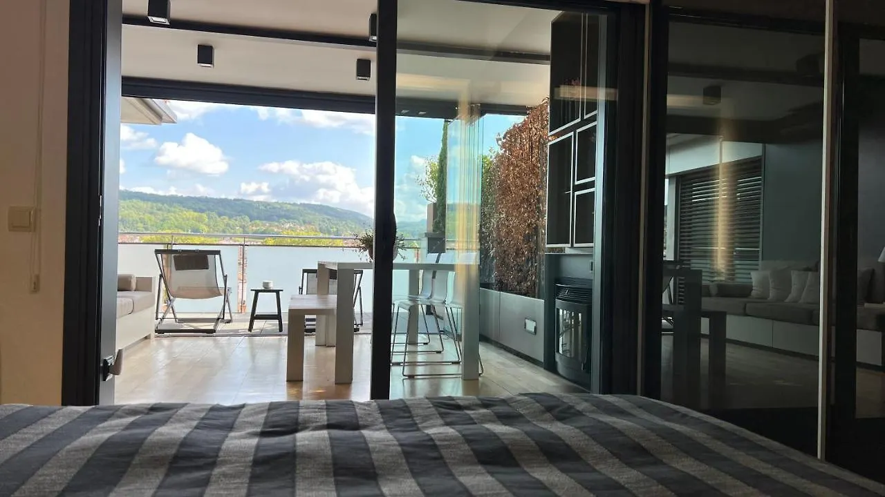 Atico De Diseno Con Terraza En El Centro De Olot Appartement